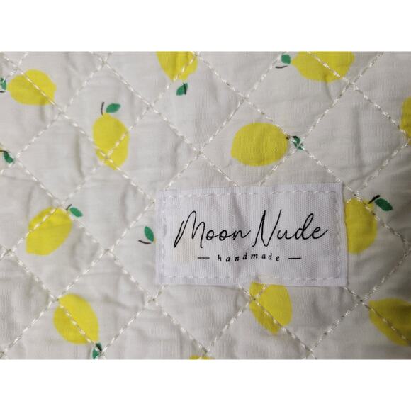 Moon Nude Handmade Lemon Print Quilted Bag/Pouch - Picture 2 of 5